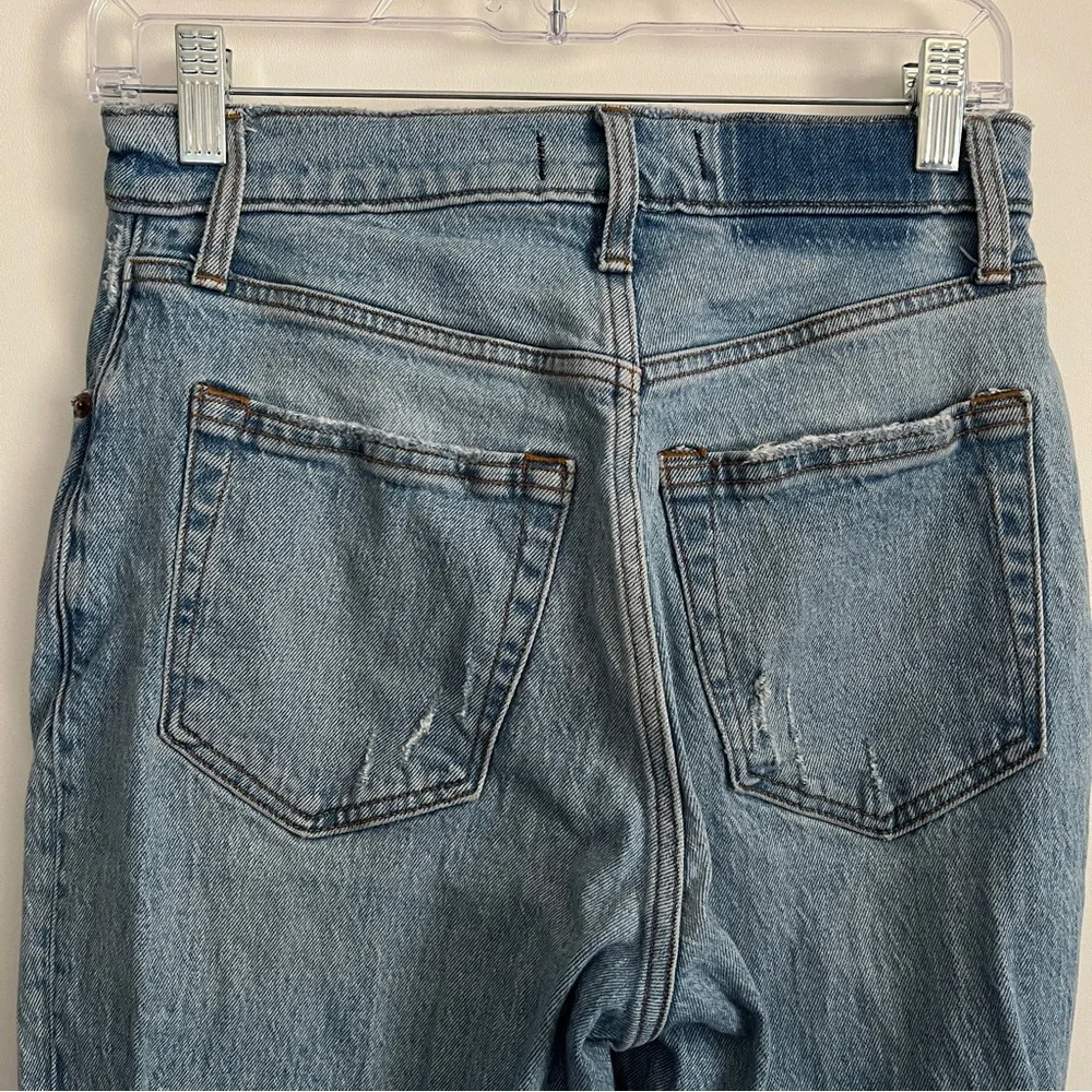 Abercrombie & Fitch The 90s Straight Ultra High Rise Curve Love Jeans-Size 27 - Picture 6 of 7